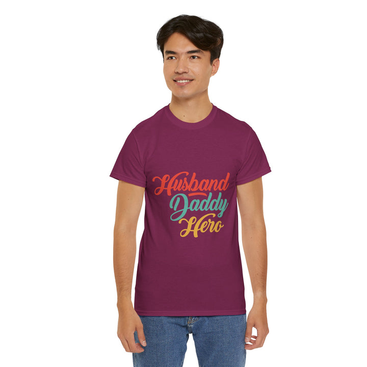 Dad's T-Shirt - Husband Daddy Hero Design