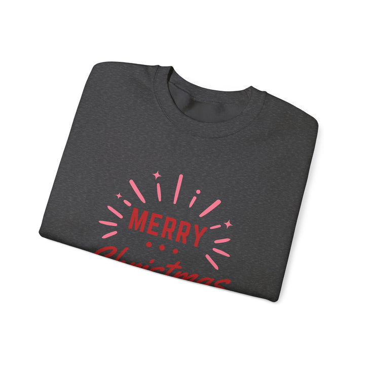 Christmas Sweatshirt — Merry Christmas Vibes Cozy Holiday Crewneck