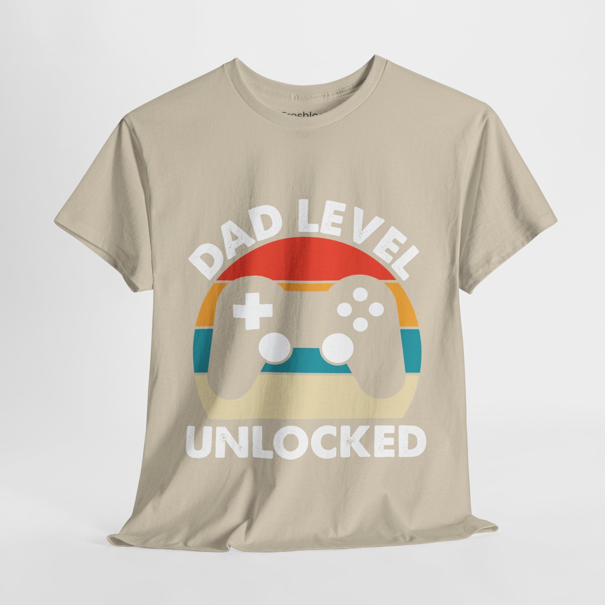 Dad's T-Shirt - Dad Level Unlocked Design