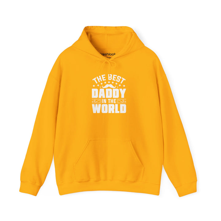 Dad’s Hooded Sweatshirt – The Best Daddy in the World Design