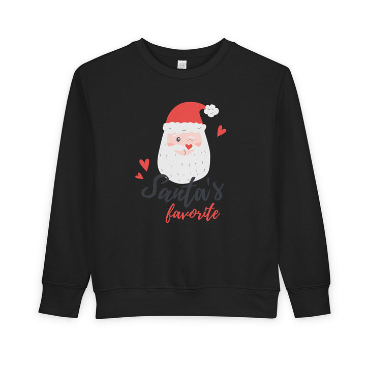 Toddler Sweatshirt — "Santa's Favorite" Cute Kids Christmas Pullover