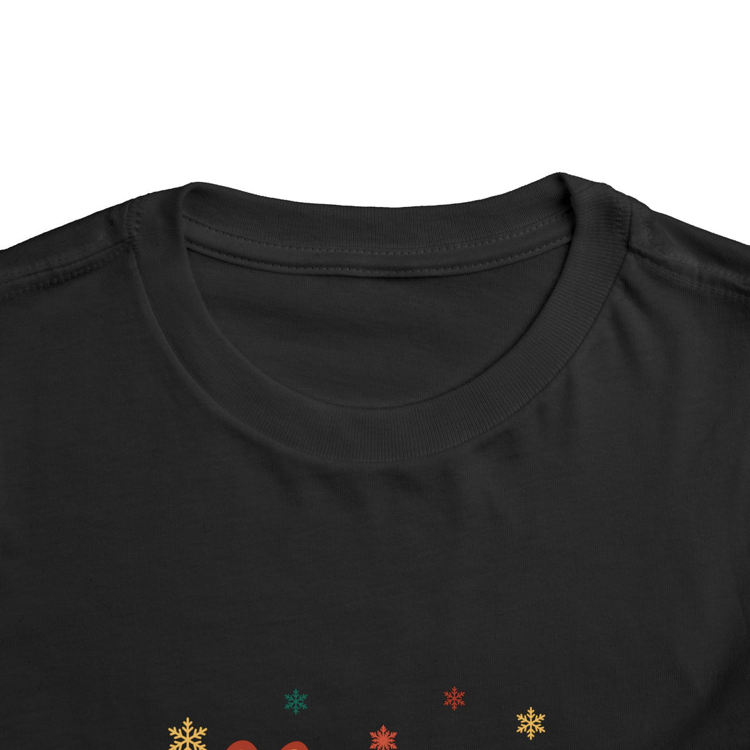 Toddler Christmas Tee — "Merry Christmas and Happy New Year" Holiday Shirt