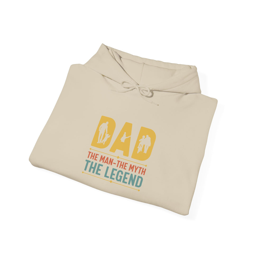 Dad’s Hooded Sweatshirt – Dad The Man The Myth The Legend Design