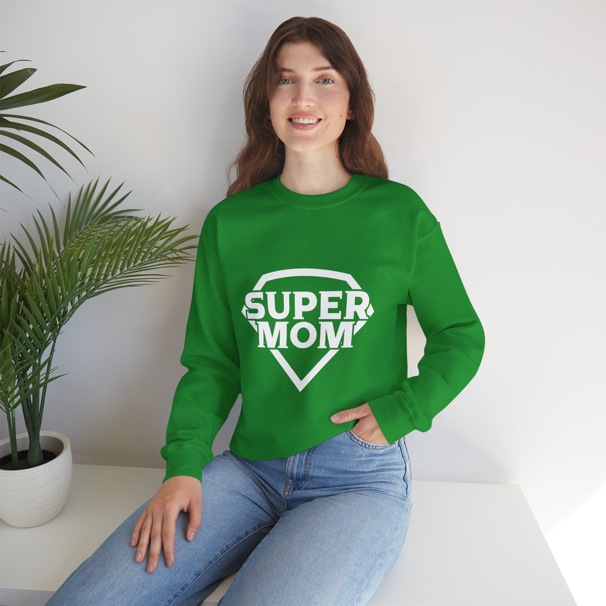 Mom Sweatshirt - Super Mom Design
