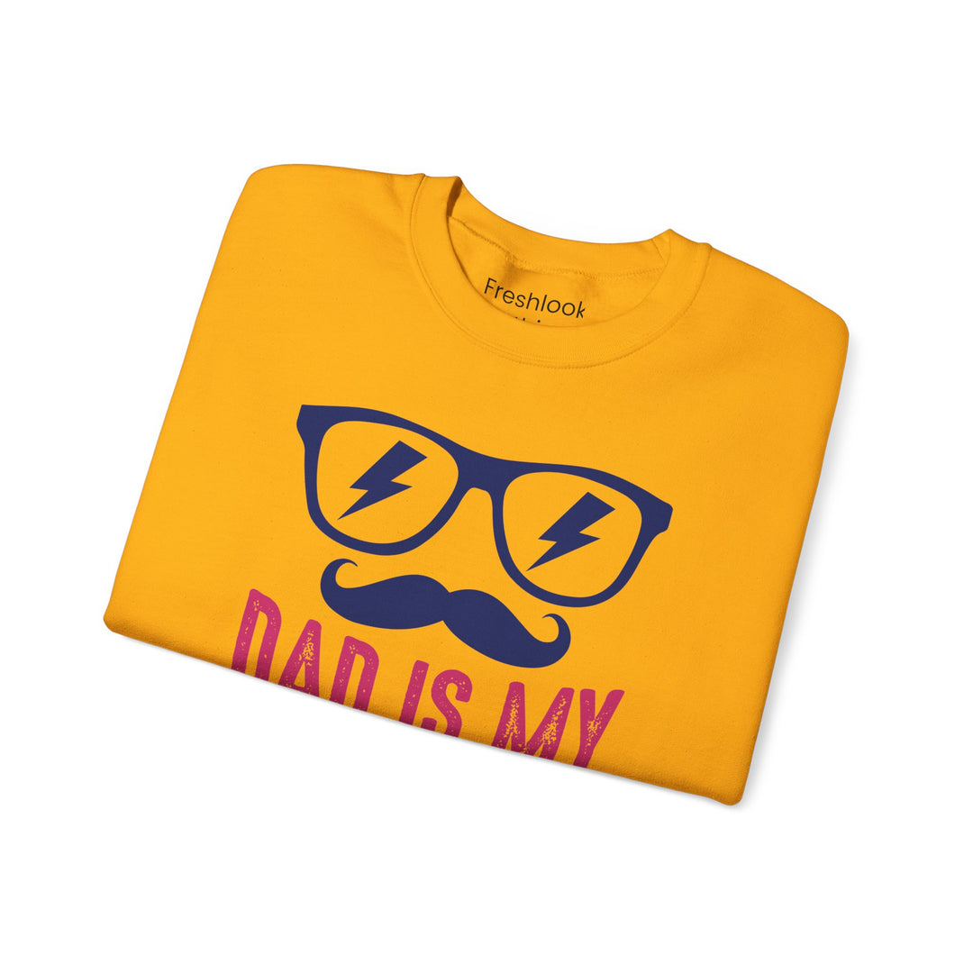 Dad’s Sweatshirt – Dad Is My Superhero Design