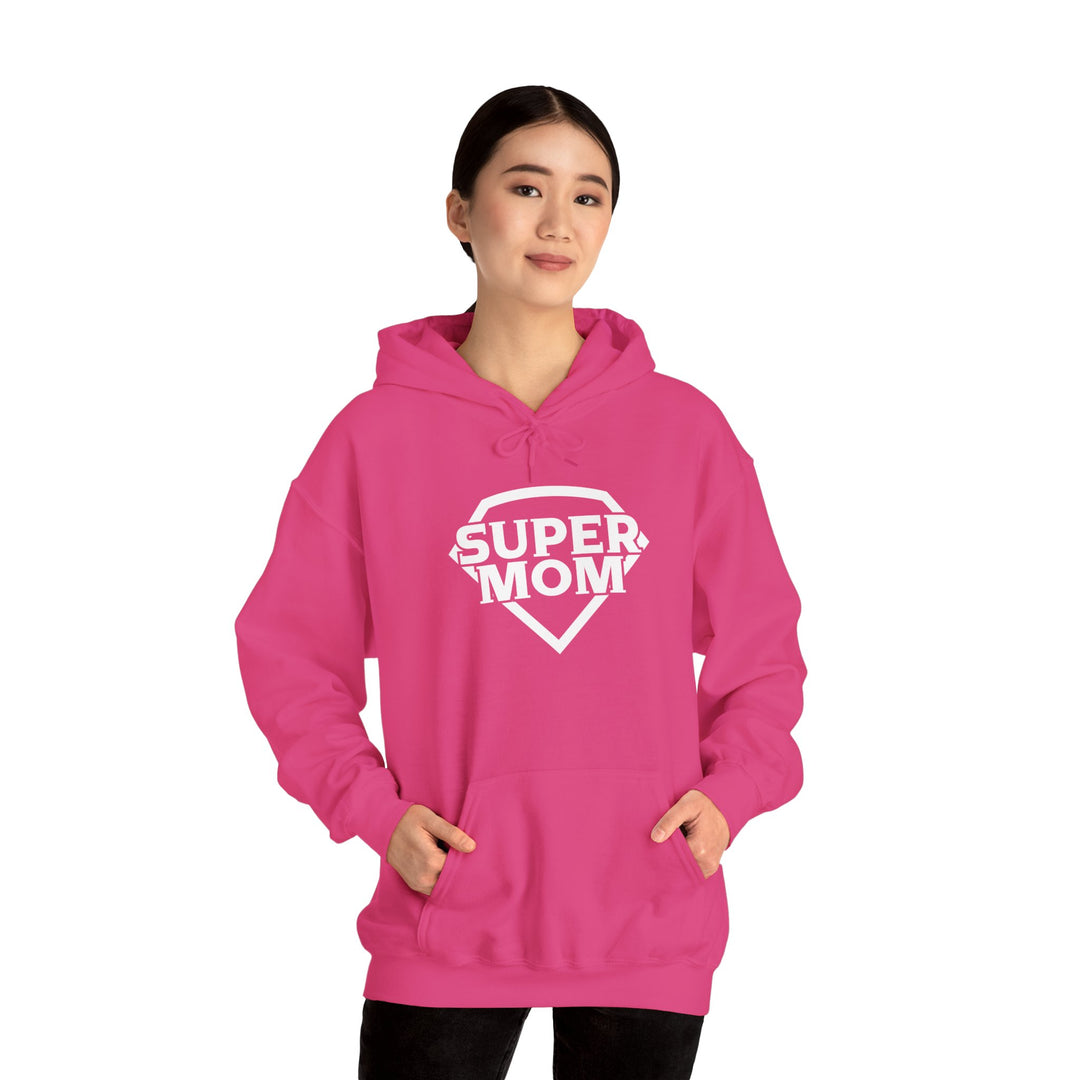 Mom's Unisex Hooded Sweatshirt  - Super Mom Design