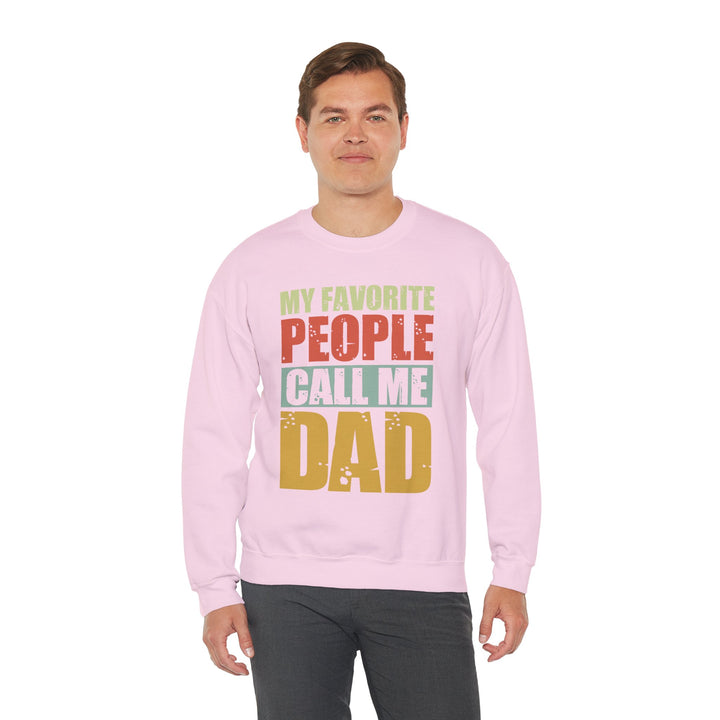 Dad’s Sweatshirt – My Favorite People Call Me Dad Design