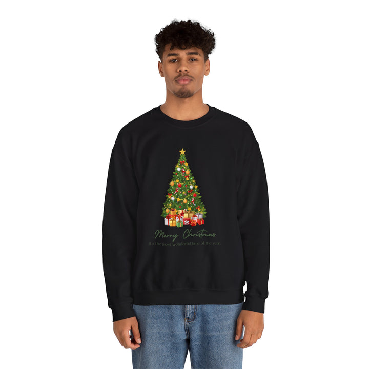 Christmas Tree Sweatshirt — Merry Christmas Holiday Crewneck