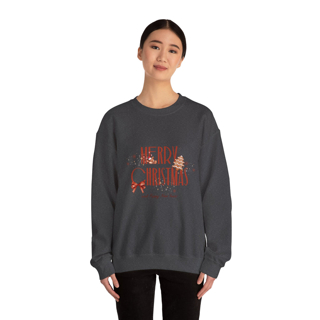 Merry Christmas Crewneck Sweatshirt – Vintage Holiday Graphic