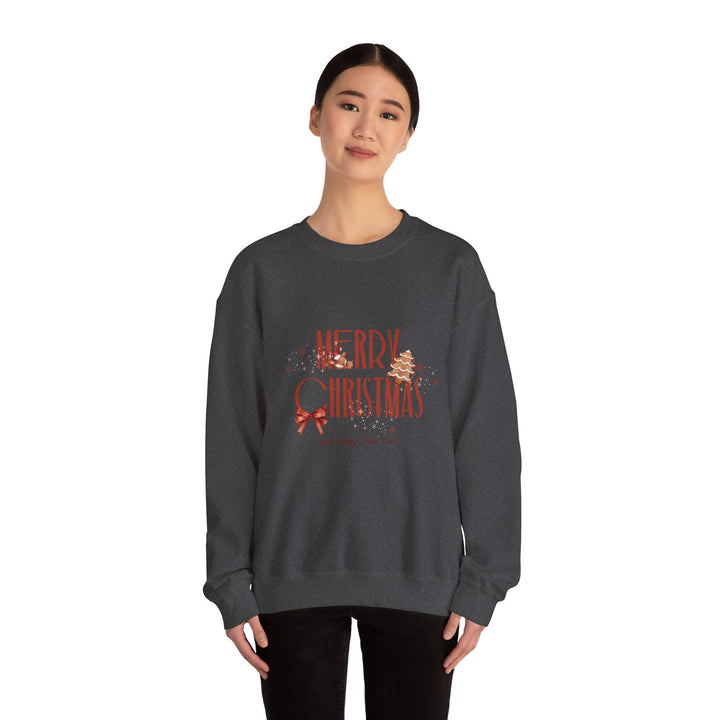 Merry Christmas Crewneck Sweatshirt – Vintage Holiday Graphic