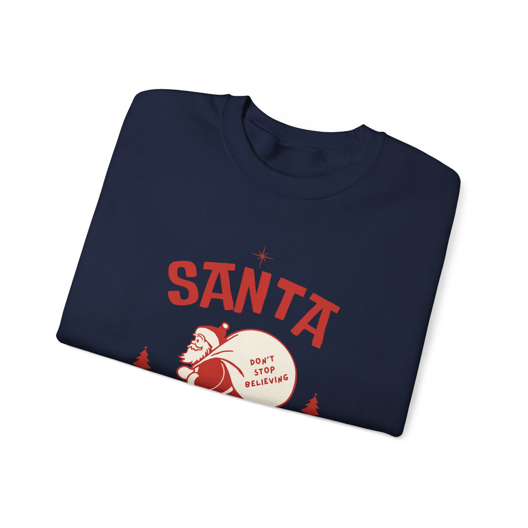 Santa Squad Sweatshirt — Retro Santa Holiday Crewneck