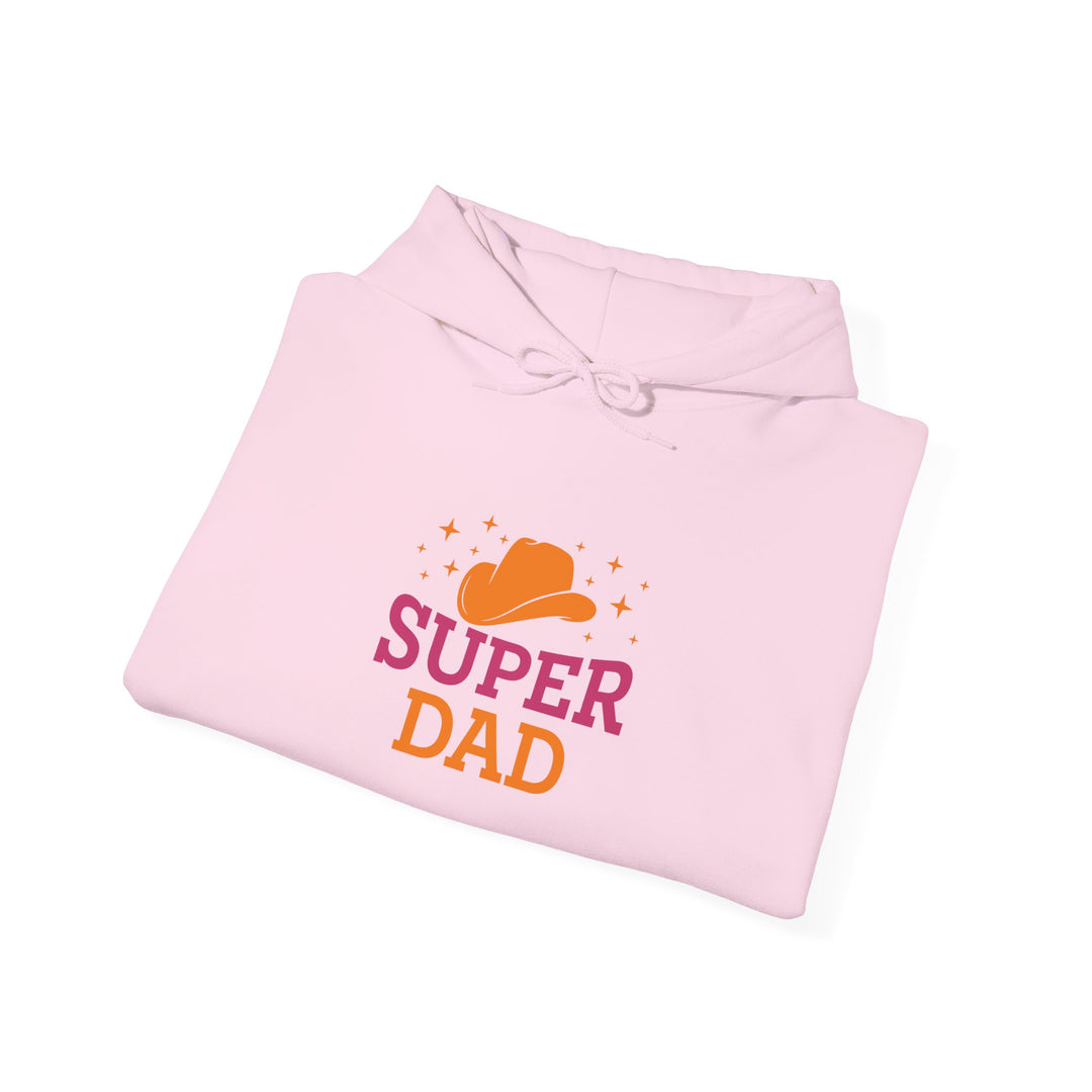 Dad’s Hooded Sweatshirt – Super Dad Design