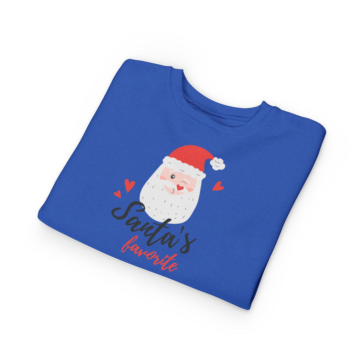 Toddler Sweatshirt — "Santa's Favorite" Cute Kids Christmas Pullover