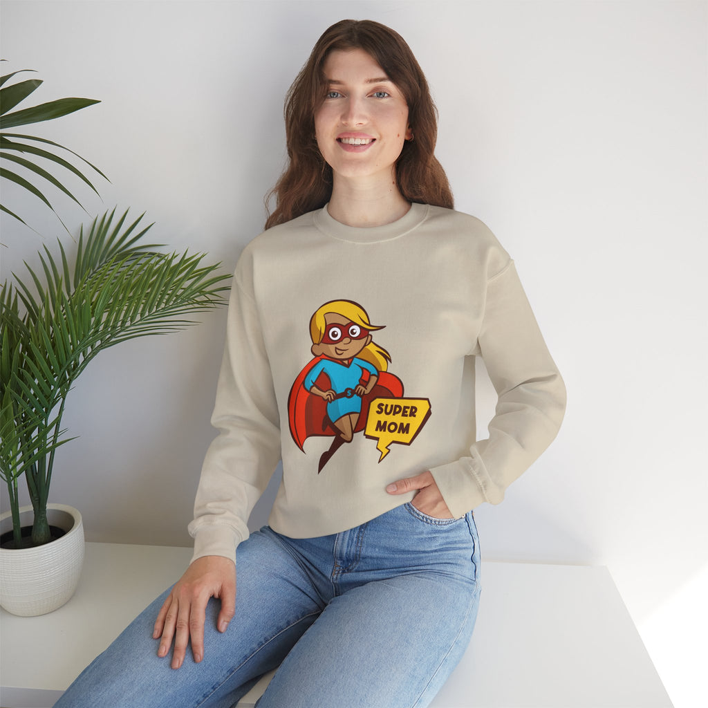 Mom Sweatshirt - Super Mom Design