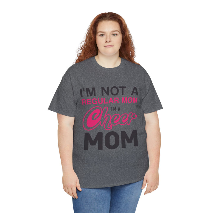 Mom T-Shirt - I'm Not A Regular Mom - Cheer Mom Design for Cheerleading Events