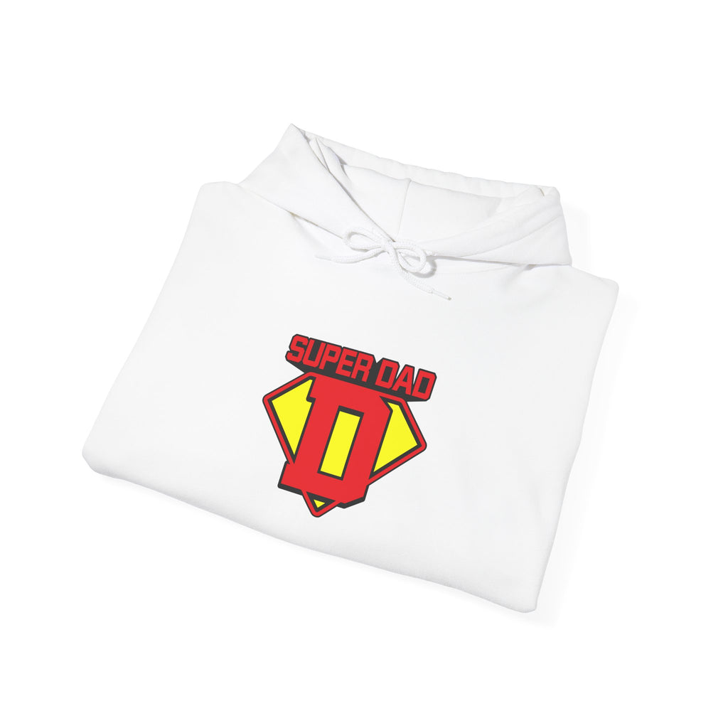 Dad’s Hooded Sweatshirt – Super Dad Design