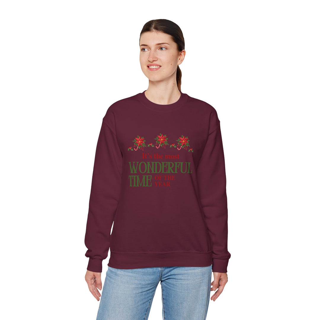 Sweatshirt — "It's the Most Wonderful Time of the Year" Holiday Crewneck