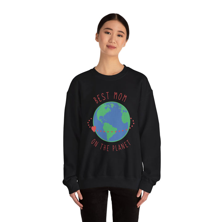 Mom's Sweatshirt - Best Mom on the Planet Design