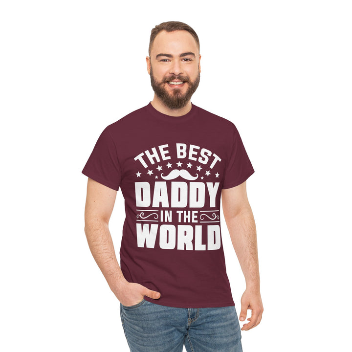 Dad's T-Shirt - The Best Daddy In The World Design