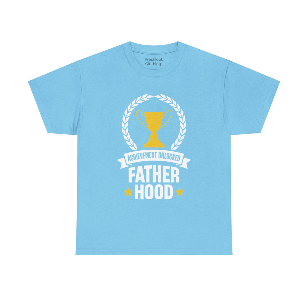 Dad's T-Shirt - Achievement Unlocked Fatherhood Design