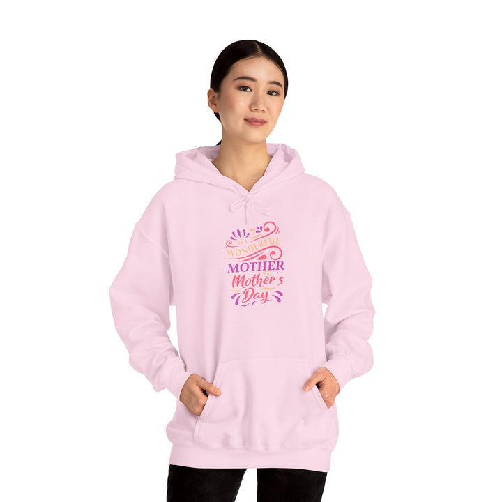 Mom's Hooded Sweatshirt – Wonderful Mother | Mother's Day Gift Design