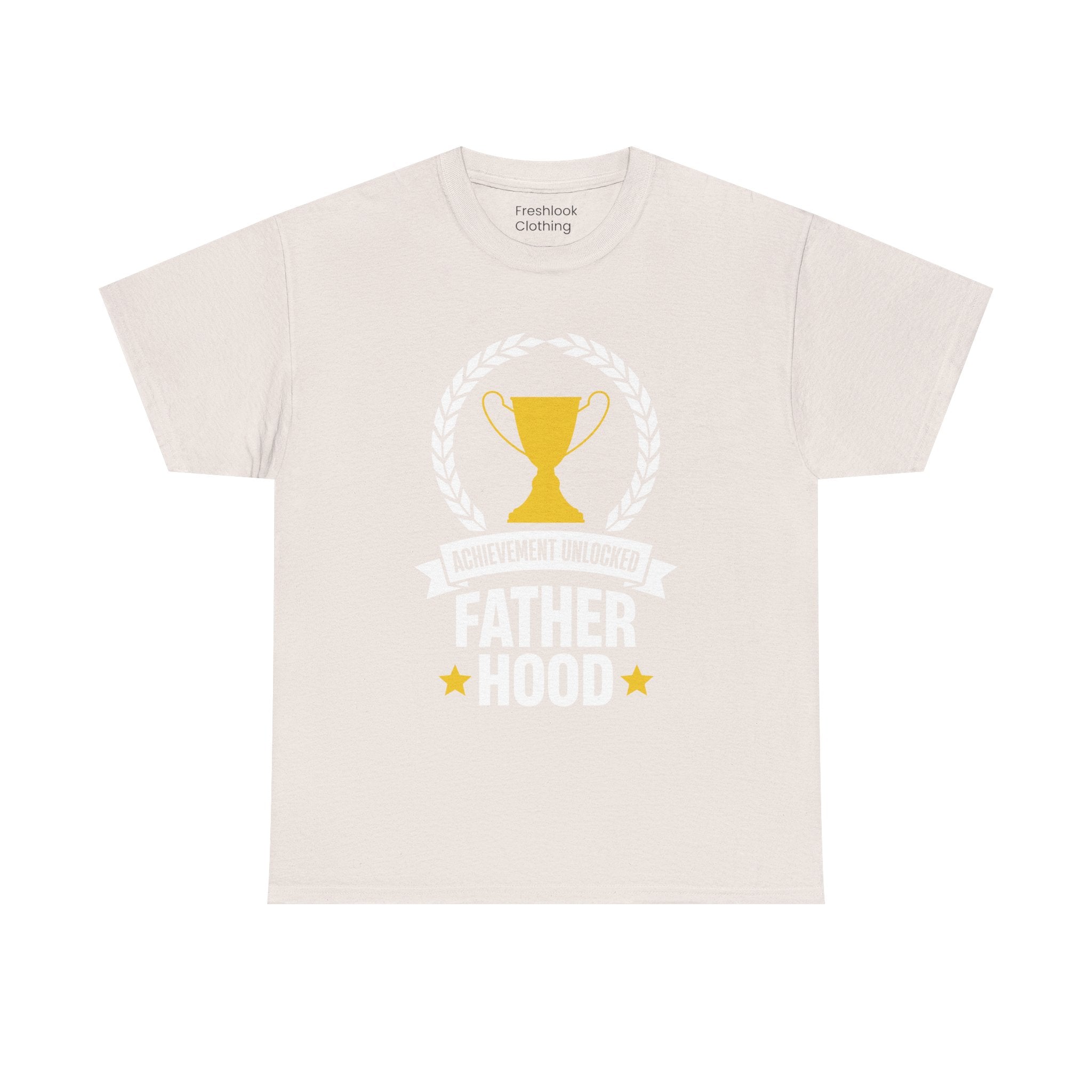 Dad's T-Shirt - Achievement Unlocked Fatherhood Design