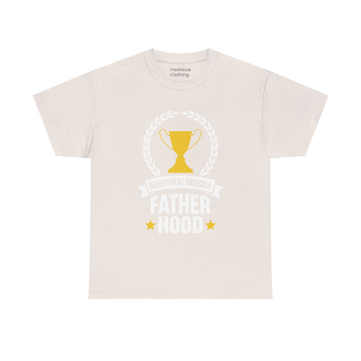 Dad's T-Shirt - Achievement Unlocked Fatherhood Design