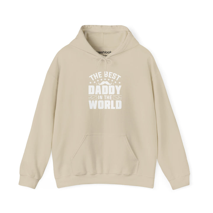 Dad’s Hooded Sweatshirt – The Best Daddy in the World Design