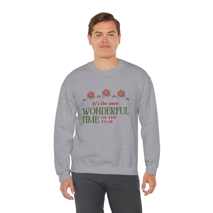Sweatshirt — "It's the Most Wonderful Time of the Year" Holiday Crewneck