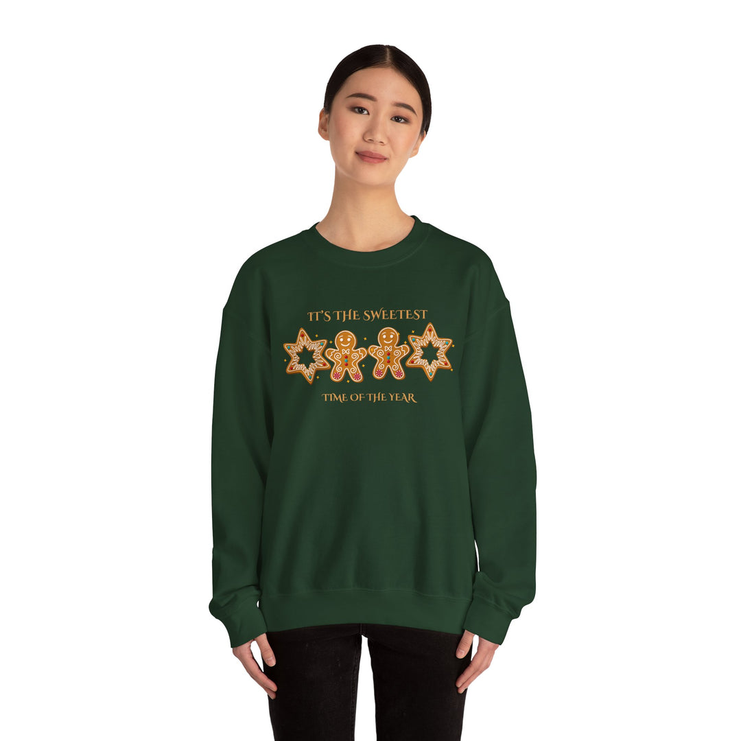 Sweatshirt - "It's the Sweetest Time of the Year" Gingerbread Holiday Crewneck