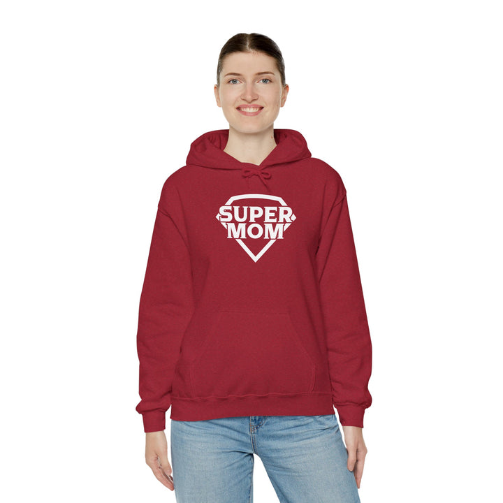 Mom's Unisex Hooded Sweatshirt  - Super Mom Design