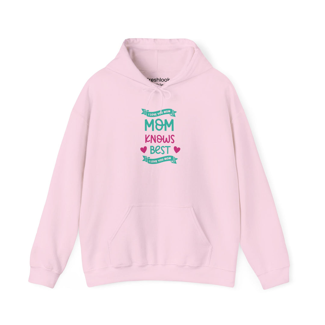 Mom's Hooded Sweatshirt – MOM Knows Best Design