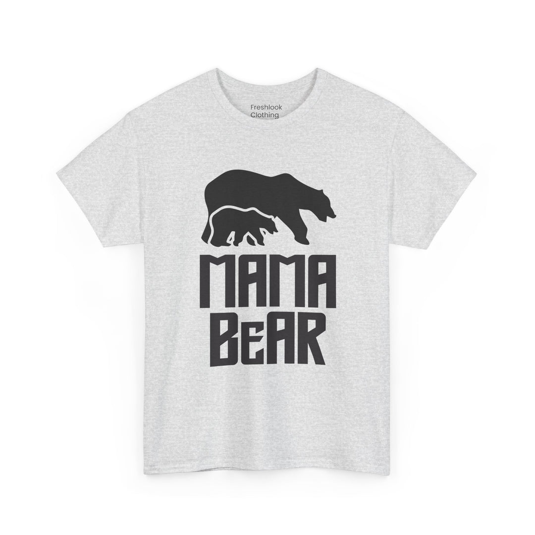 Mom’s T-shirt – Mama Bear Unisex Heavy Cotton Tee - Perfect Gift for Moms Design