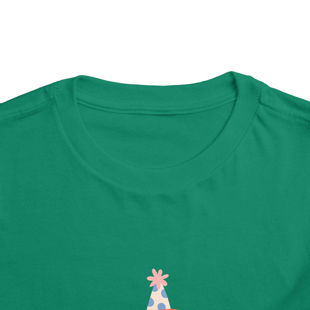 Toddler Tee — Cute Birthday Dinosaur "Happy Birthday" Shirt