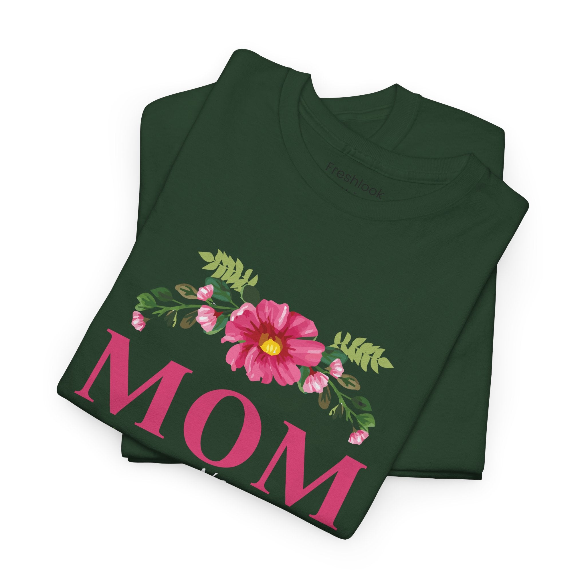 Mom T-Shirt – Mom You Are the Queen – Floral Design
