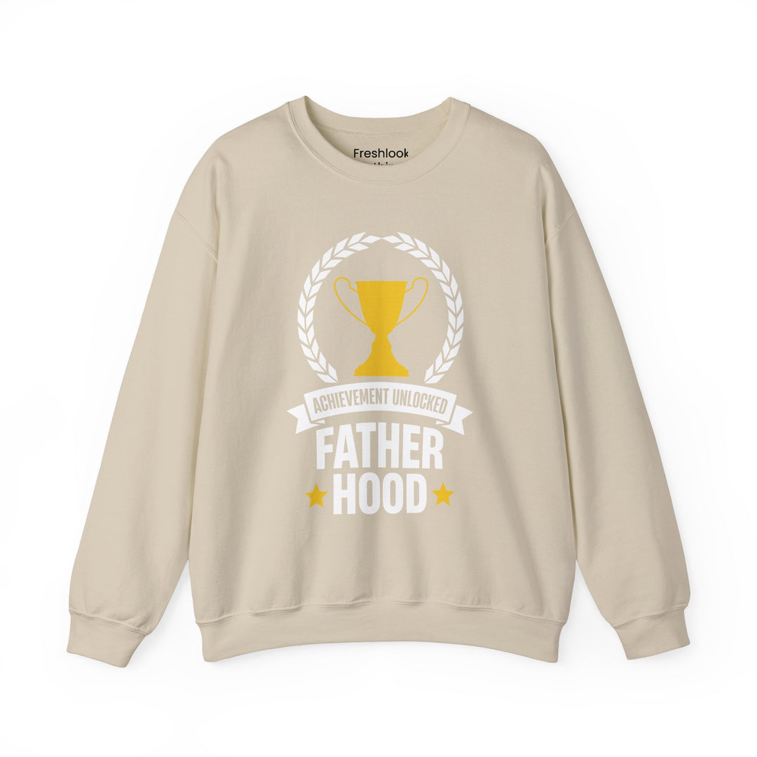 Dad’s Sweatshirt – Achievement Unlocked Fatherhood Design