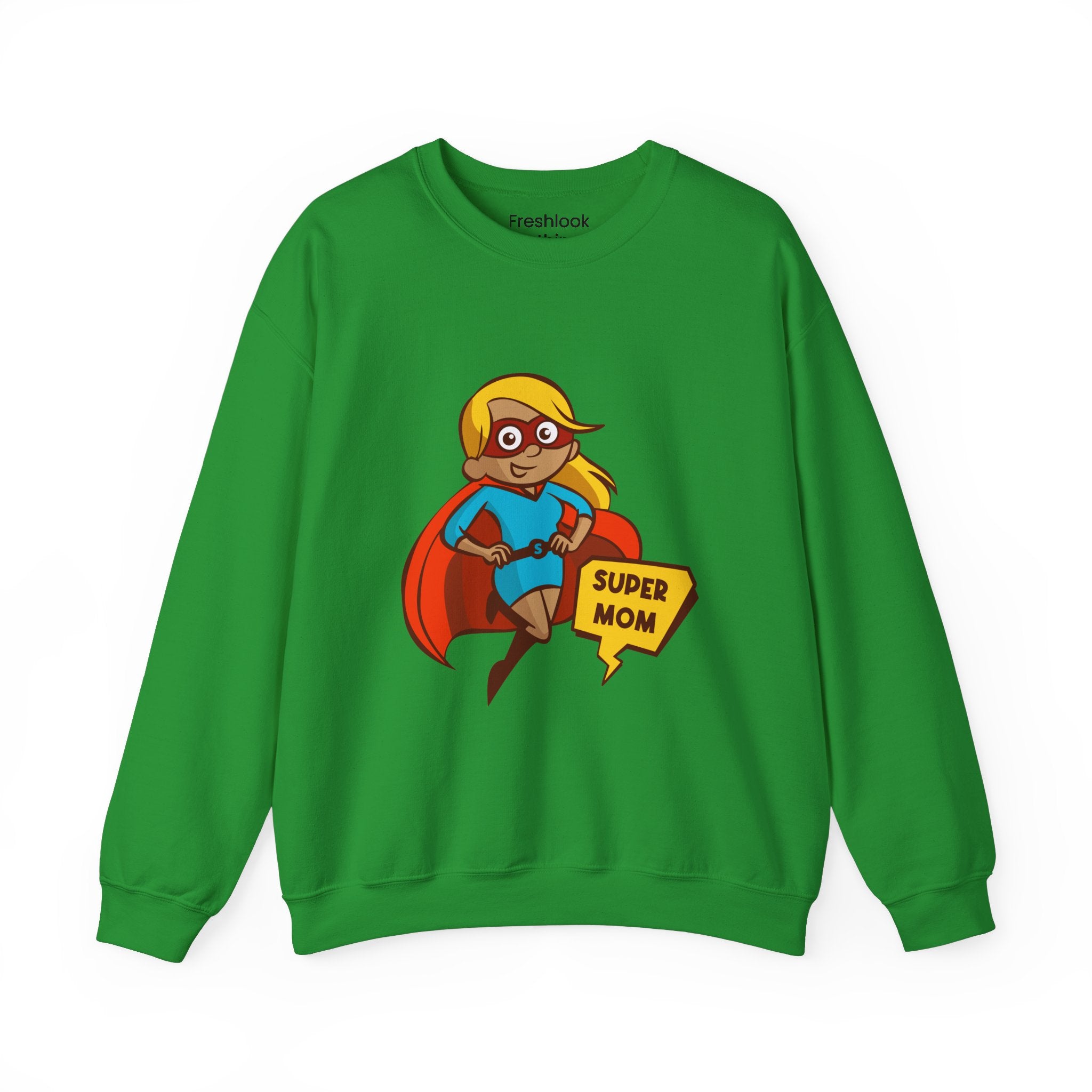 Mom Sweatshirt - Super Mom Design