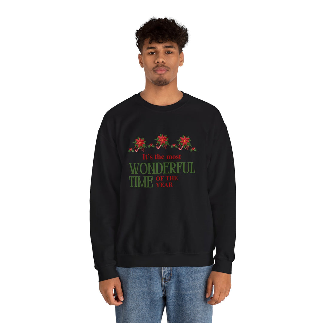 Sweatshirt — "It's the Most Wonderful Time of the Year" Holiday Crewneck