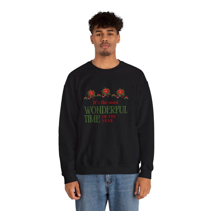 Sweatshirt — "It's the Most Wonderful Time of the Year" Holiday Crewneck