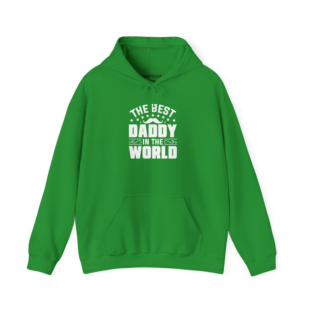 Dad’s Hooded Sweatshirt – The Best Daddy in the World Design