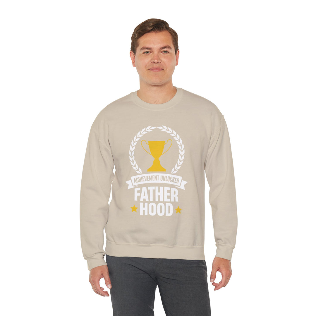 Dad’s Sweatshirt – Achievement Unlocked Fatherhood Design