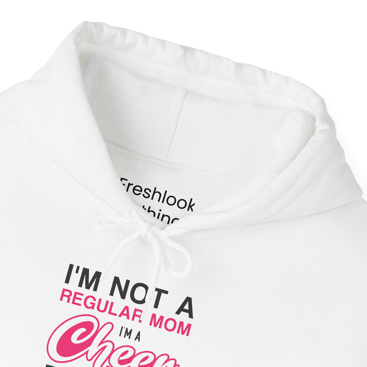 Mom's Unisex Hooded Sweatshirt - I'm Not a Regular Mom Design - Cheer Mom Hoodie