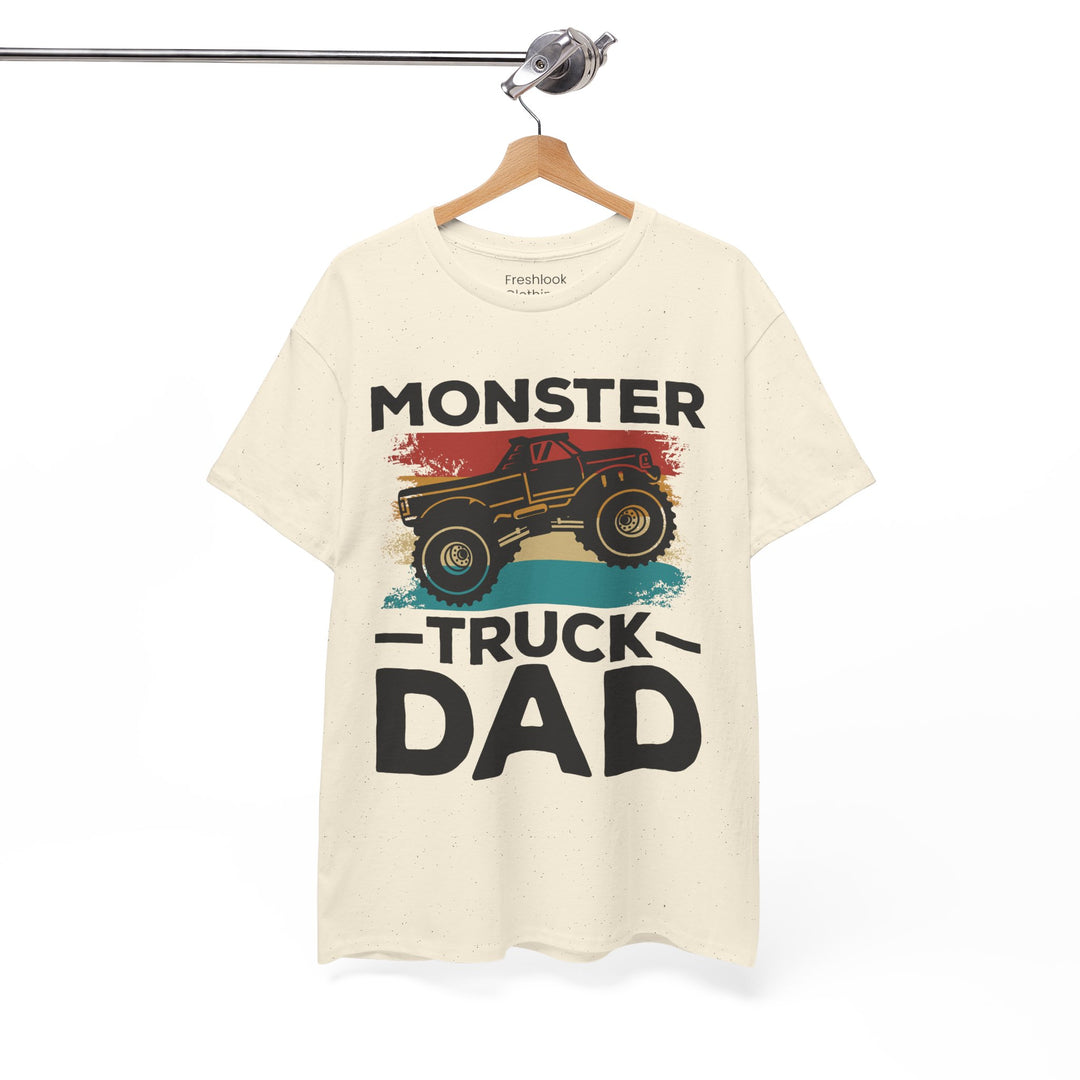 Dad's T-Shirt - Monster Truck Dad Design