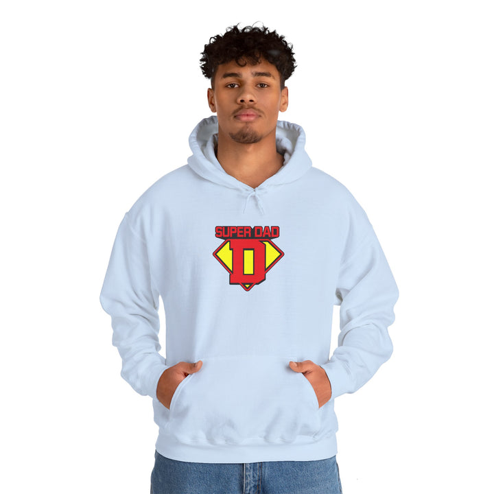 Dad’s Hooded Sweatshirt – Super Dad Design