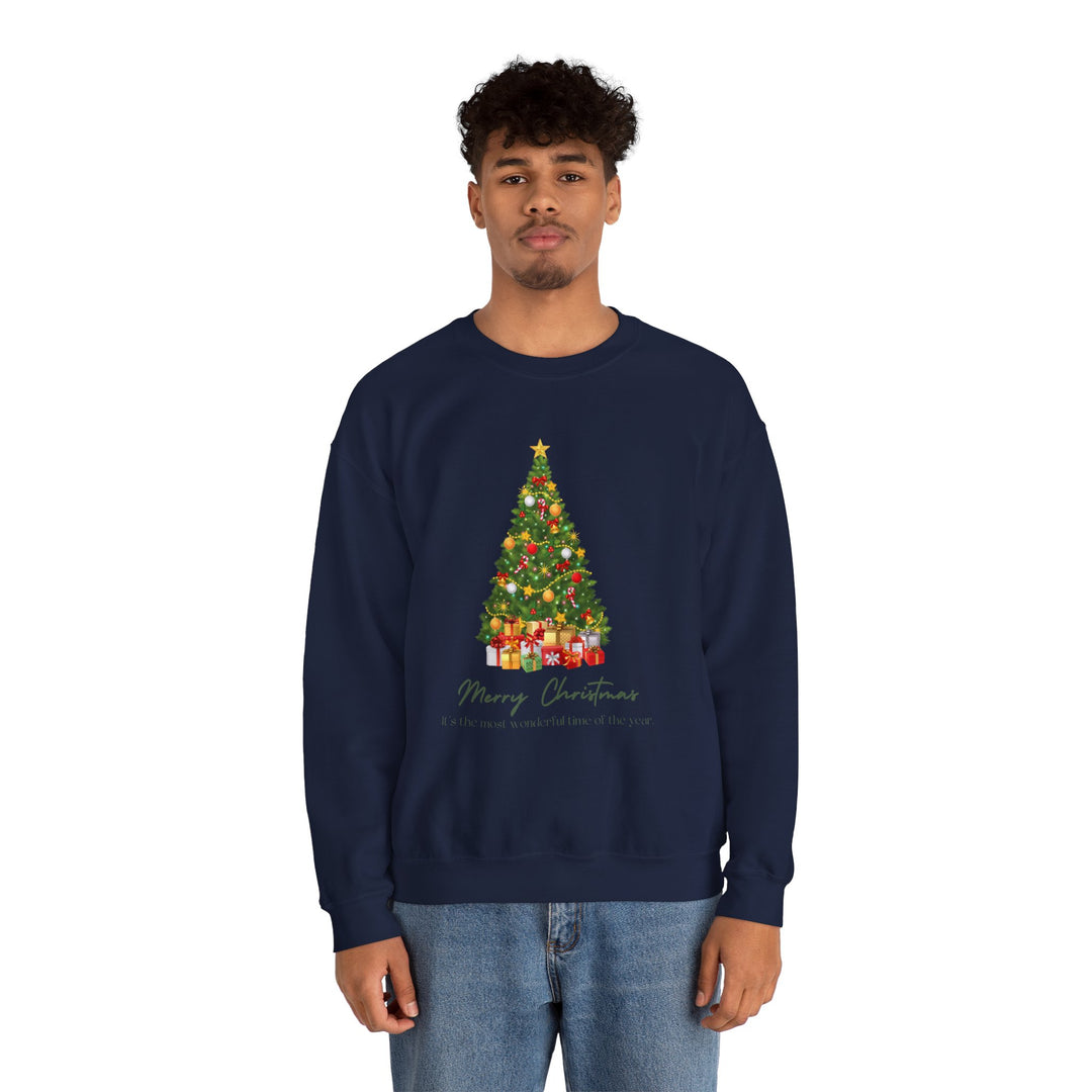 Christmas Tree Sweatshirt — Merry Christmas Holiday Crewneck