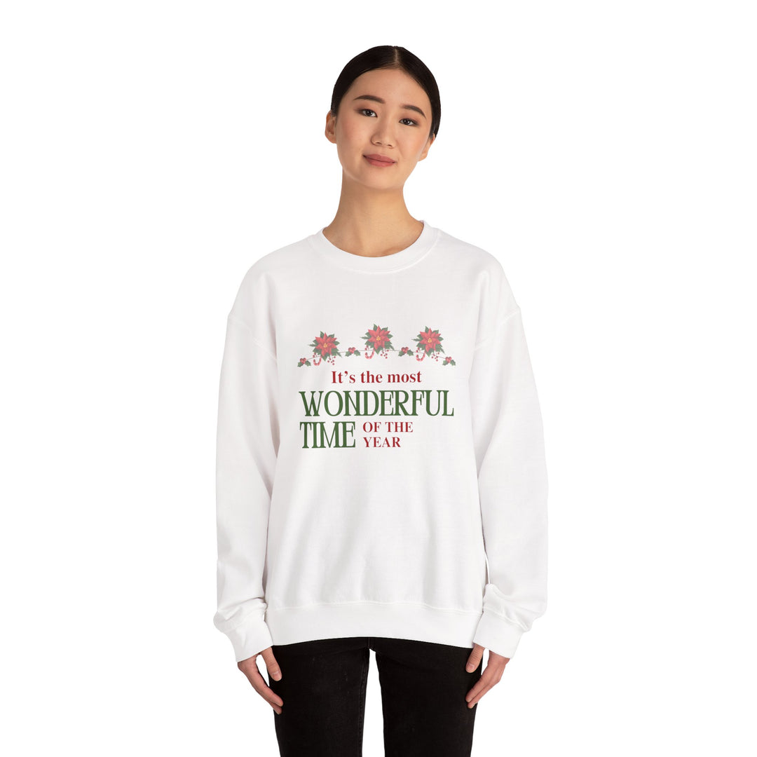 Sweatshirt — "It's the Most Wonderful Time of the Year" Holiday Crewneck