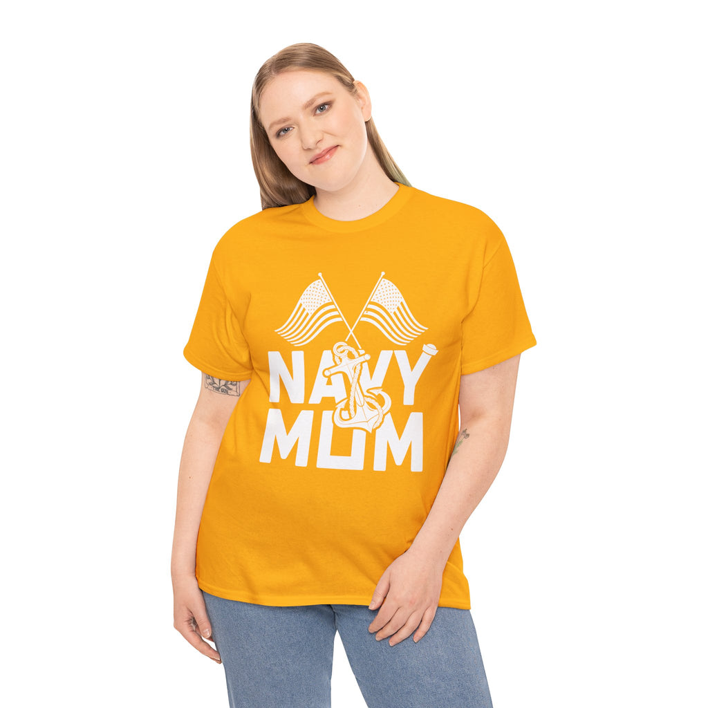 Mom T-Shirt – Navy Mom Design