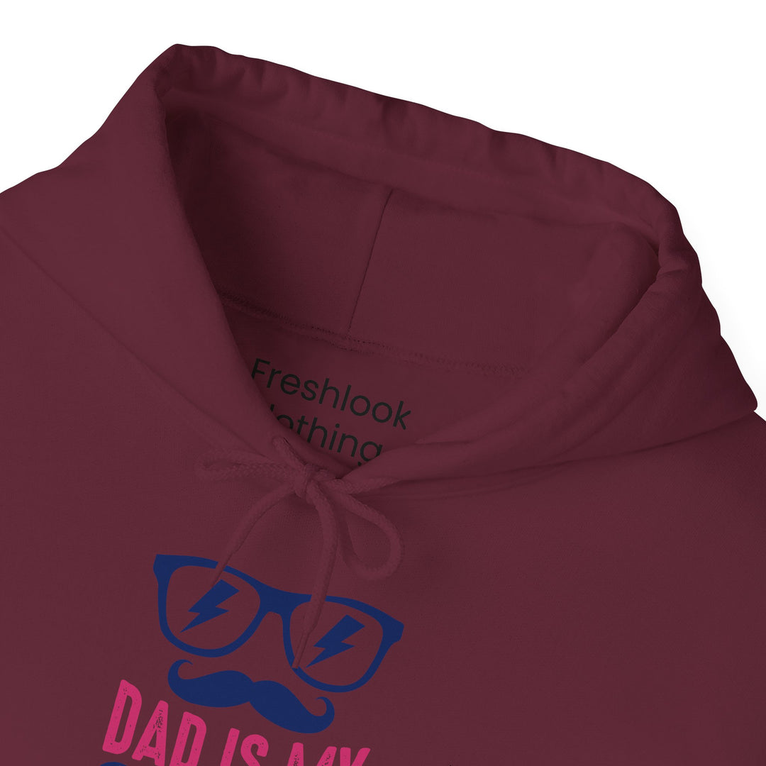 Dad’s Hooded Sweatshirt – Dad is My Superhero Design