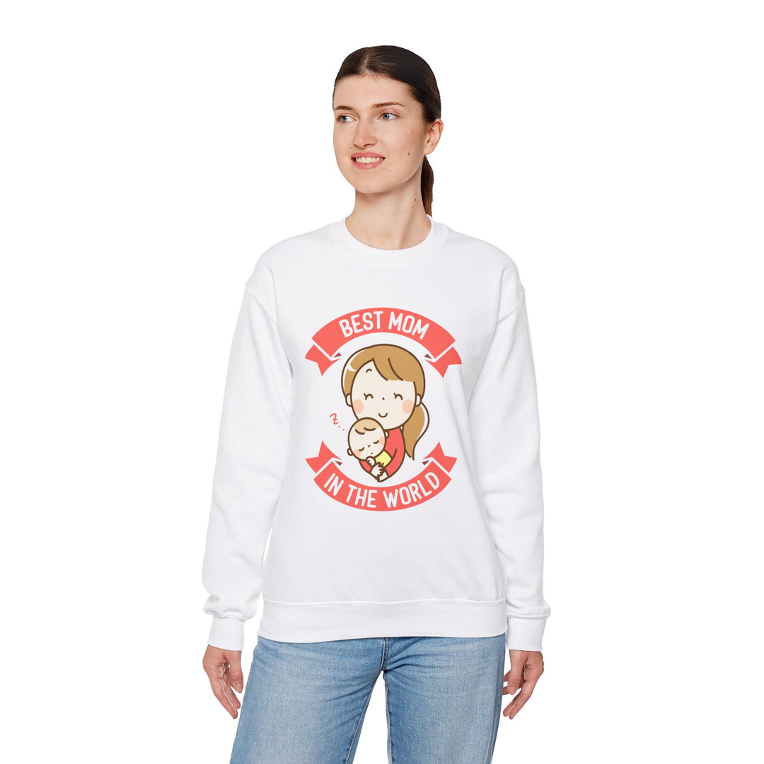 Mom's Sweatshirt - Best Mom in the World Design