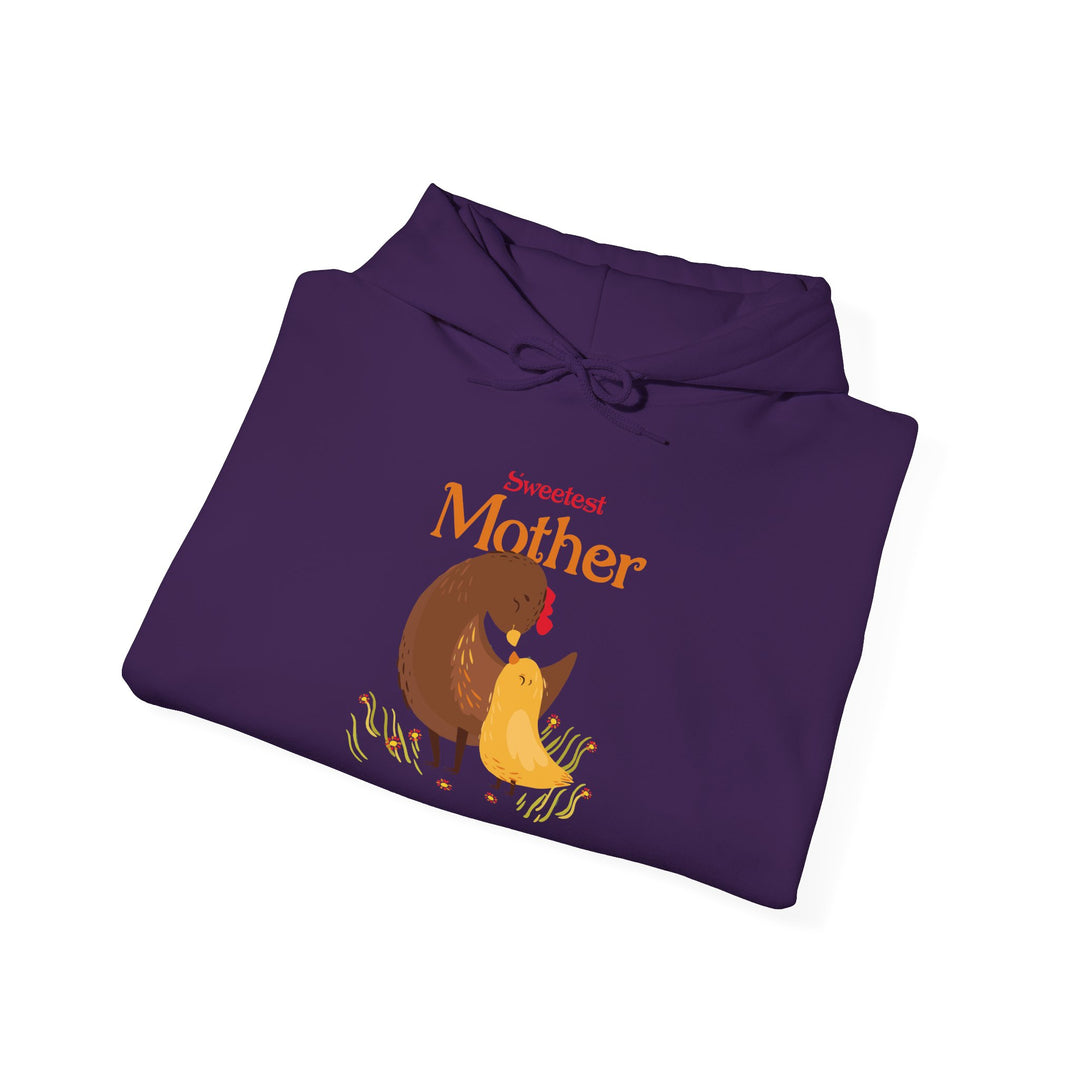 Mom's Unisex Hooded Sweatshirt - Sweetest Mother Design